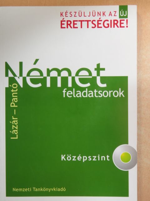 Lázár Györgyné - Német feladatsorok - CD-vel [antikvár]