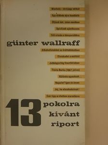 Günter Wallraff - 13 pokolra kívánt riport [antikvár]