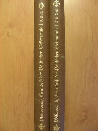 Dr. Eugen von Philippovich - Grundriss der politischen Oekonomie I-II/1. (gótbetűs) [antikvár]
