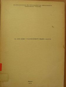 Az 1968 évben üzemtervezett erdők adatai [antikvár]