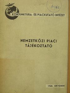 Nemzetközi piaci tájékoztató 1968. október [antikvár]