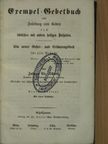 Johann Ev. Schmid - Exempel-Gebetbuch oder Anleitung zum Gebete nach biblischen und anderen heiligen Beispielen (Gótbetűs) [antikvár]