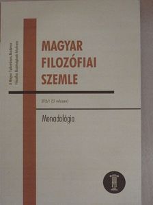 Boros Gábor - Magyar Filozófiai Szemle 2015/1. [antikvár]