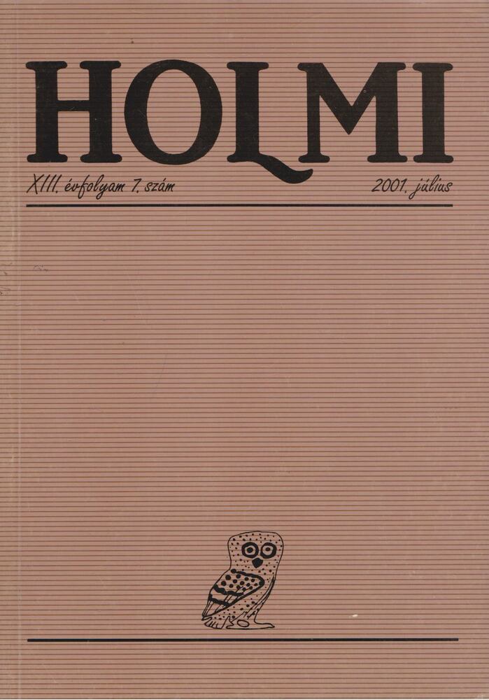 Réz Pál - HOLMI 2001. július [antikvár]
