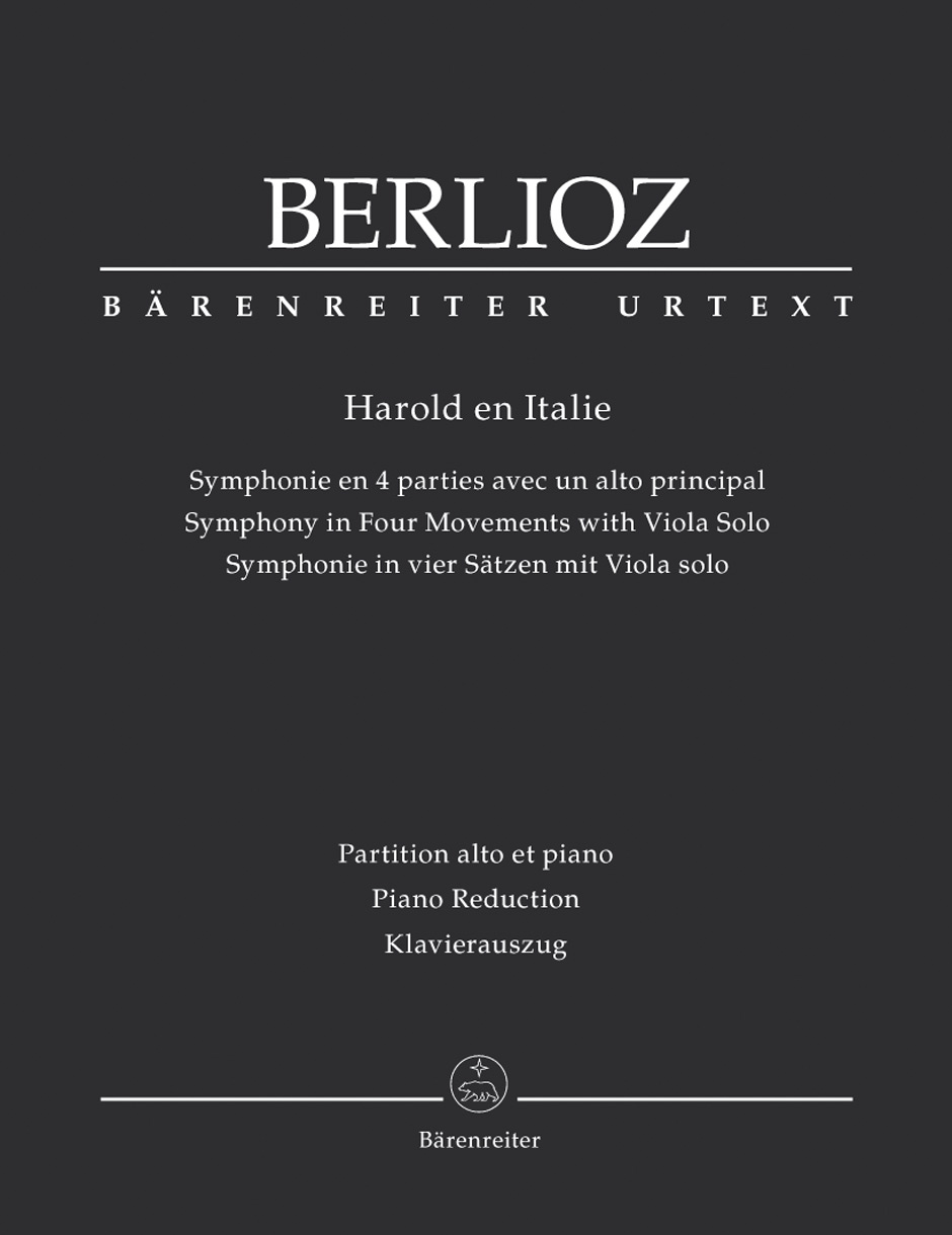 BERLIOZ - HAROLD EN ITALIE, SYMPH. EN 4 PARTIES AVEC UN ALTO PRINCIPAL, ALTO ET PIANO
