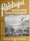 Dr. Csíky Gábor - Földrajzi múzeumi tanulmányok 1989/7 [antikvár]