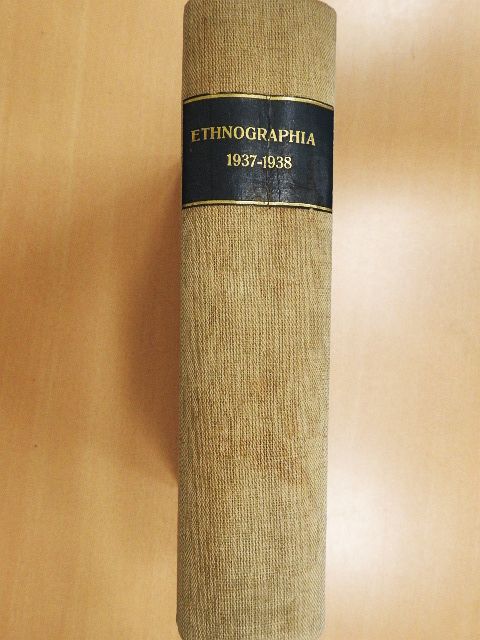Dömötör Tekla - Ethnographia - Népélet 1937-1938/1-4. [antikvár]