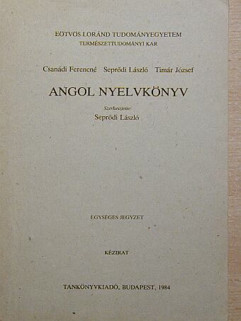 Csanádi Ferencné - Angol nyelvkönyv [antikvár]