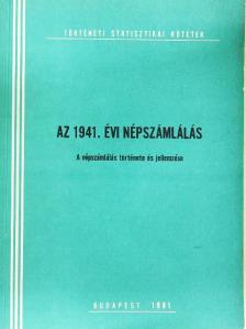 Dr. Thirring Lajos - Az 1941. évi népszámlálás [antikvár]
