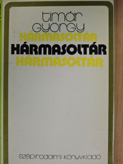 Timár György - Hármasoltár [antikvár]