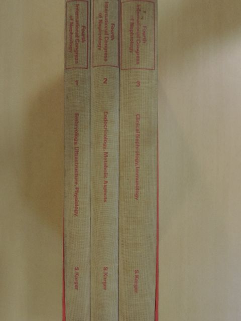 H. Bucht - Proceedings of the Fourth International Congress of Nephrology, Stockholm 1969 I-III. [antikvár]