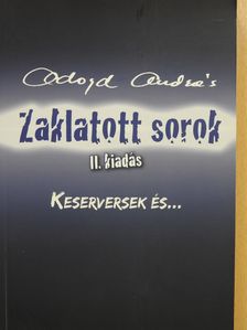 Adorján András - Zaklatott sorok (dedikált példány) [antikvár]