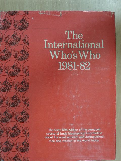 The International Who's Who 1981-82 [antikvár]