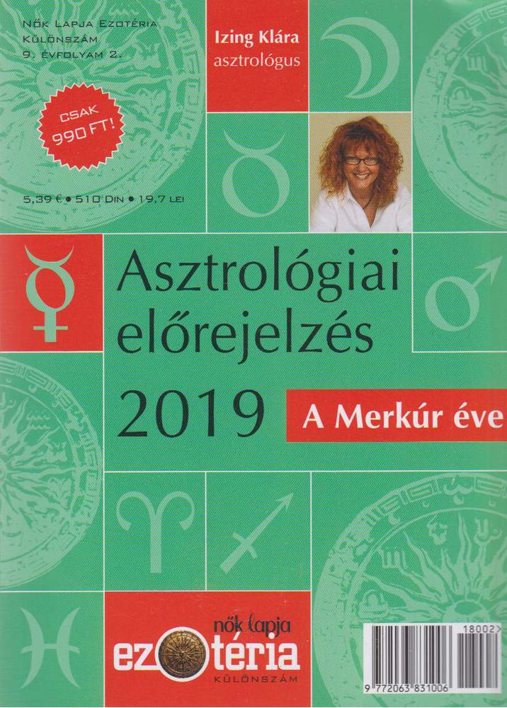 Izing Klára - Asztrológiai előrejelzés 2019 [antikvár]
