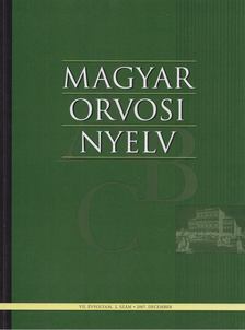Dr. Bősze Péter - Magyar Orvosi Nyelv 2007. december [antikvár]
