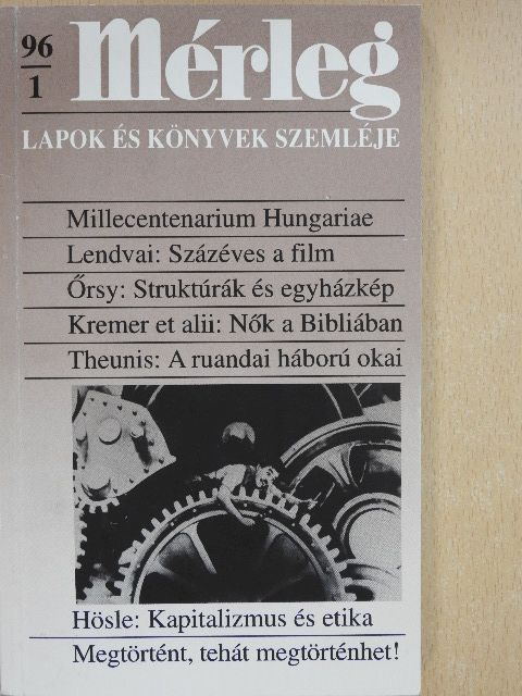 Guy Theunis - Mérleg 1996/1. [antikvár]