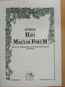 Balogh Bertalan - Havi Magyar Fórum 2007. június [antikvár]