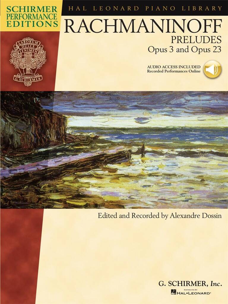 (RAHMANYINOV) RACHMANINOFF - PRELUDES OP.3 AND OP.23 + CD