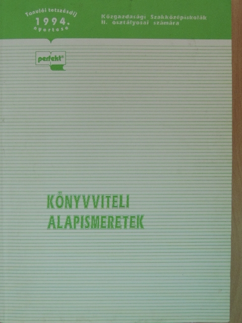 Dr. Surányi Kálmánné - Könyvviteli alapismeretek [antikvár]
