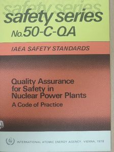 Quality Assurance For Safety In Nuclear Power Plants [antikvár]