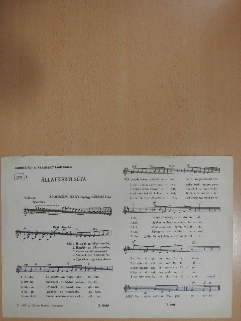 Aldobolyi Nagy György - Állatkerti séta [antikvár]