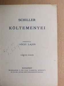 Schiller - Schiller költeményei [antikvár]