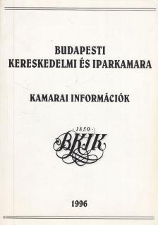 Budapesti Kereskedelmi és Iparkamara [antikvár]