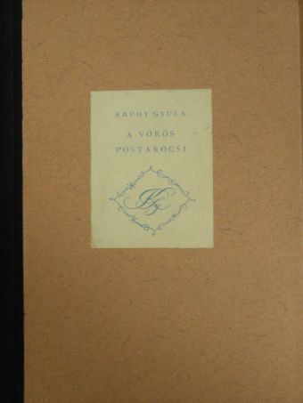 Krúdy Gyula - A vörös postakocsi [antikvár]