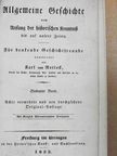 Karl von Rotteck - Allgemeine Geschichte VII-VIII. (gótbetűs) [antikvár]
