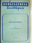 Dr. Fritz Gusztáv - Gyógyszertan [antikvár]