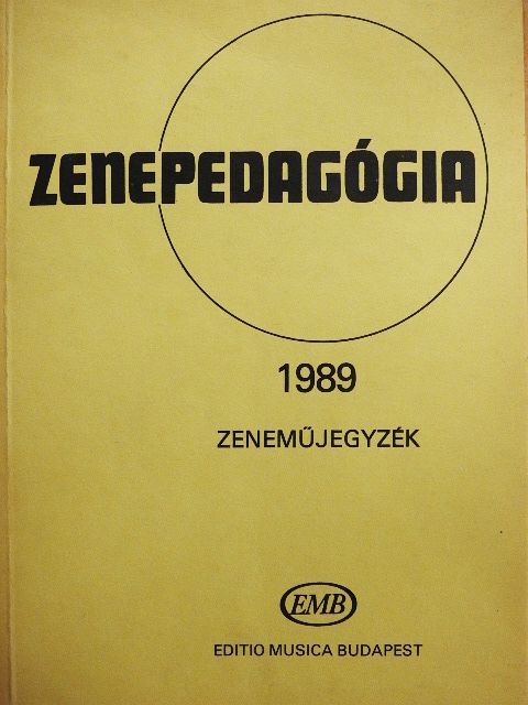 Zenepedagógia 1989. [antikvár]