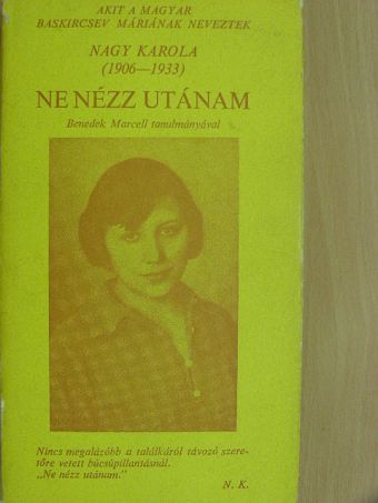Benamy Sándor - Ne nézz utánam [antikvár]