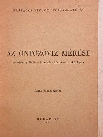 Laczkó Ágnes - Az öntözővíz mérése [antikvár]