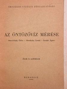 Laczkó Ágnes - Az öntözővíz mérése [antikvár]