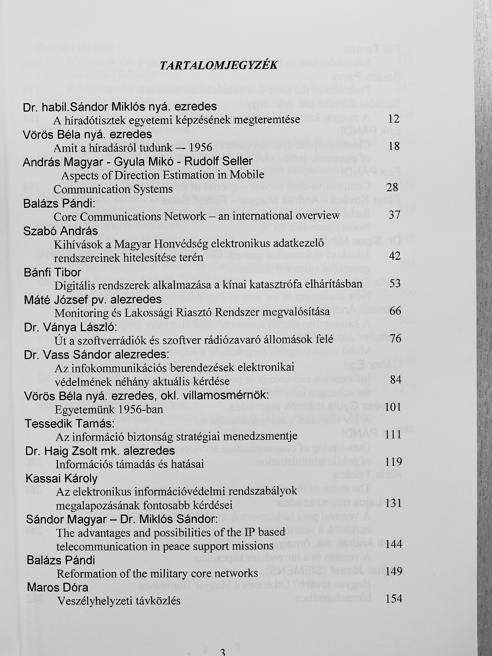 Dr. habil. Sándor Miklós - Kommunikáció - 2006 [antikvár]