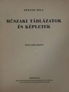 Németh Béla - Műszaki táblázatok és képletek [antikvár]