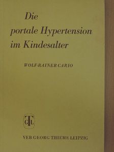 Dr. Harald Mau - Die portale Hypertension im Kindesalter [antikvár]