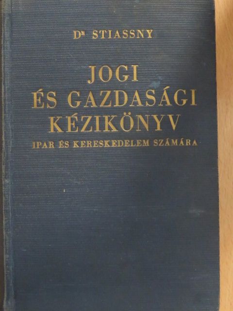 Jogi és gazdasági kézikönyv [antikvár]