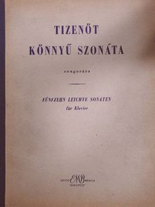 Tizenöt könnyű szonáta zongorára [antikvár]