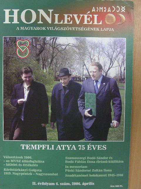 Balkó Gábor - Honlevél 2006. április [antikvár]