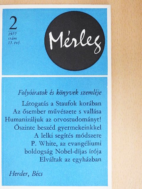 André Leroi-Gourhan - Mérleg 1977/2 [antikvár]