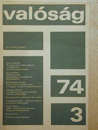 Alexander Mitscherlich - Valóság 1974. március [antikvár]