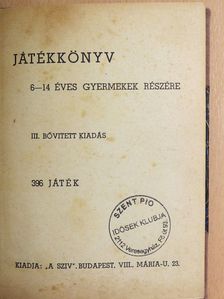 Játékkönyv [antikvár]
