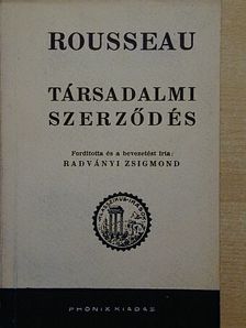 Jean-Jacques Rousseau - Társadalmi szerződés [antikvár]