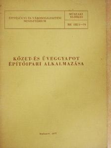 Kőzet- és üveggyapot építőipari alkalmazása [antikvár]