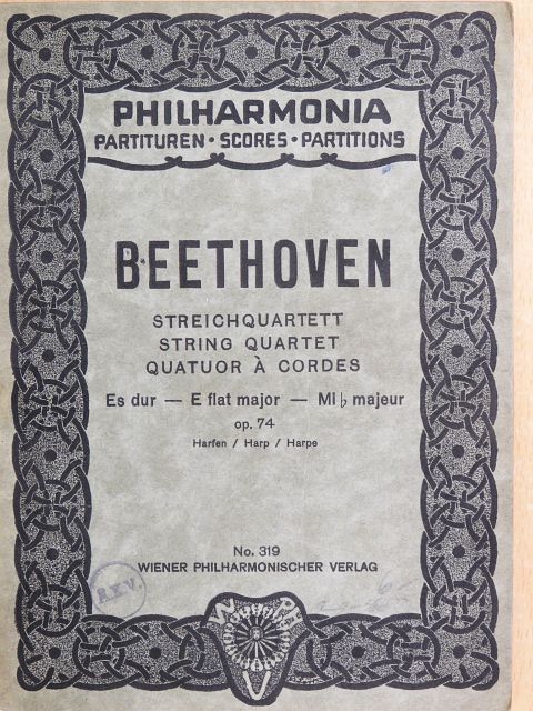 Beethoven - Streichquartett Es dur [antikvár]