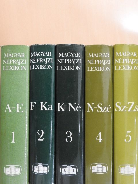 Andrásfalvy Bertalan - Magyar néprajzi lexikon 1-5. [antikvár]