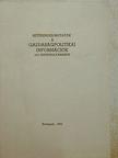 Betűrendes mutatók a Gazdaságpolitikai információk 1975. évi évfolyamához [antikvár]