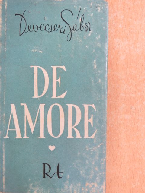 Devecseri Gábor - De Amore [antikvár]