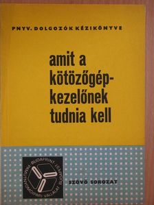 Pálvölgyi Mihály - Amit a kötözőgépkezelőnek tudnia kell [antikvár]